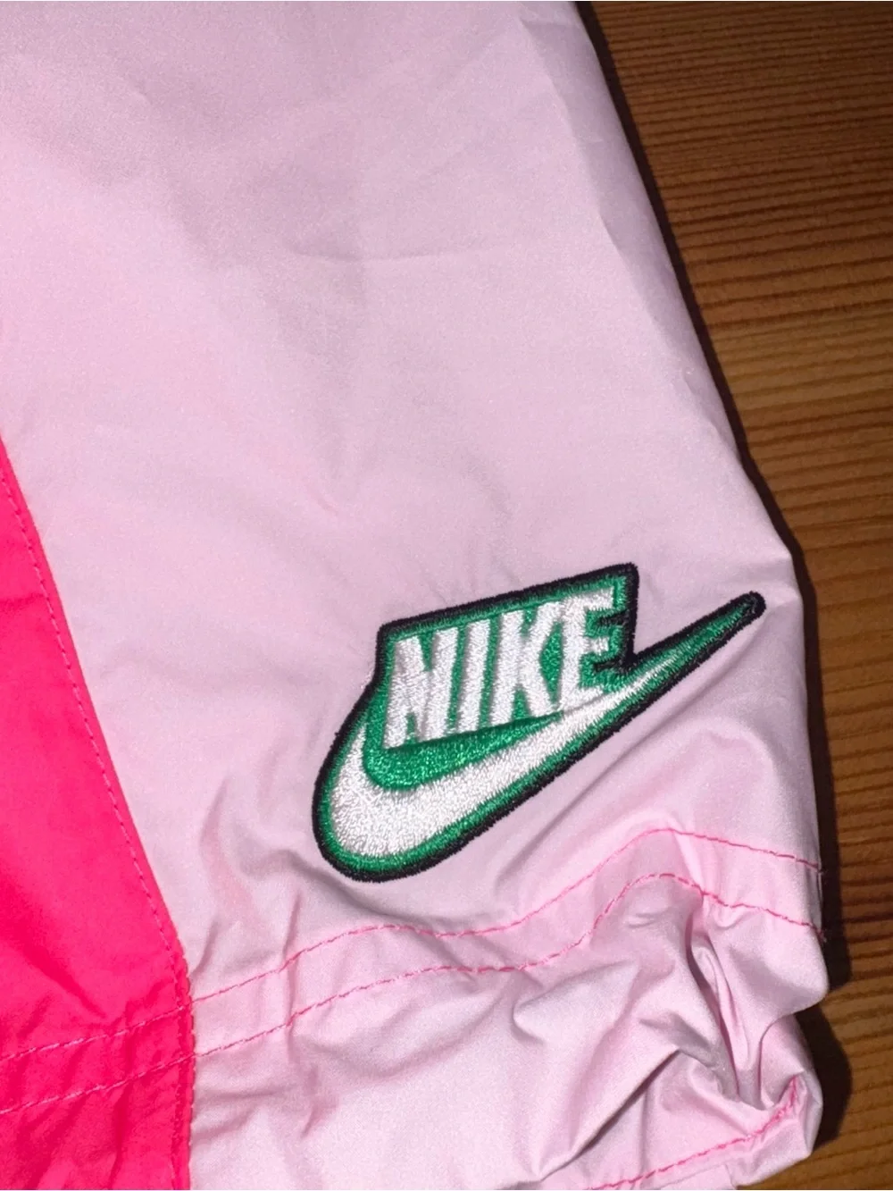 New Nike Sportswear Icon Clash Light Woven Mini Skirt Pink ColorBlock Sz Medium
